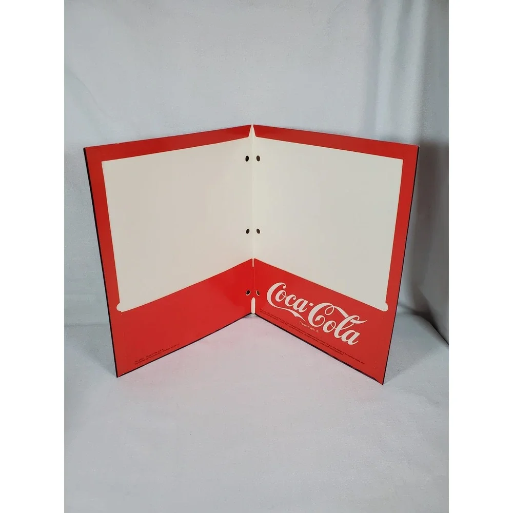 1992 Coca-Cola Folders 90's School Supplies Set of 3 NOS Vintage